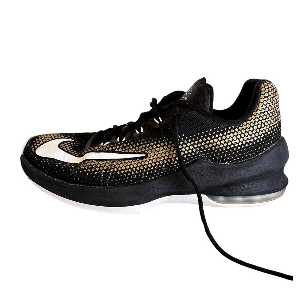 Nike Air Max Infuriate Low Black Gold , Men's size 9